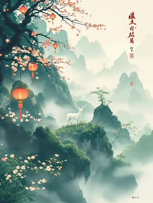 归林的鹿 · 本周人气榜 归林的鹿 短剧封面插画