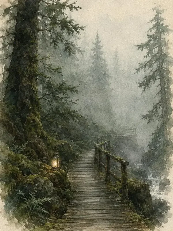 苔痕记 · 本周人气榜 苔痕记 短剧封面插画
